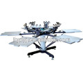 carousel screen printing machine with micro registration